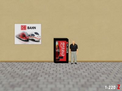 1:220 Spur Z Coca Cola Getrnkeautomat