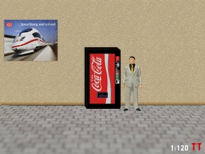 1:120 Spur TT Coca Cola Getrnkeautomat